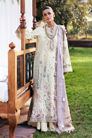 Reine by Republic Womenswear Unstitched Embroidered Luxury Lawn 3 Piece Suit RW26UTL D-07B - Eid Collection