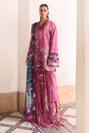 Reine by Republic Womenswear Unstitched Embroidered Luxury Lawn 3 Piece Suit RW26UTL D-08A - Eid Collection