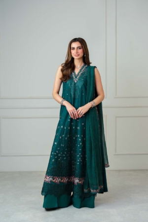 Noor by Saadia Asad Unstitched Embroidered Luxury Lawn 3 Piece Suit SA26UNL D6B-ZELINA - Eid Collection