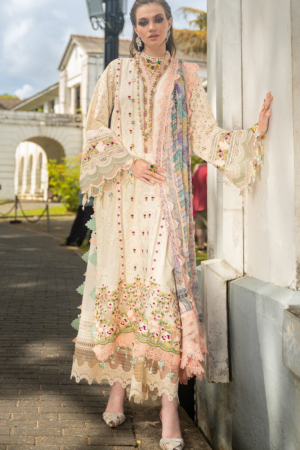 Neroli By Annus Abrar Unstitched Embroidered Lawn 3 Piece Suit ABR26UNL 09 Amal - Festive Collection