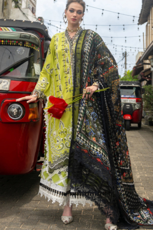 Neroli By Annus Abrar Unstitched Embroidered Lawn 3 Piece Suit ABR26UNL 11 Rutaba - Festive Collection