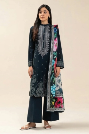 Beechtree Unstitched Embroidered Lawn 3 Piece Suit – VERDANT BLOOM – Summer Collection