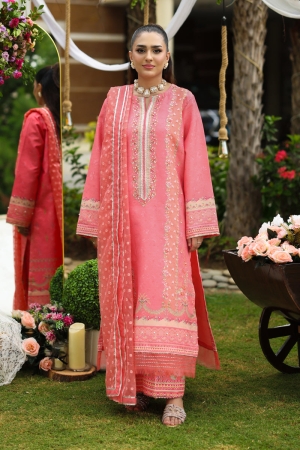 Rang Rasiya Unstitched Embroidered Luxe Silk 3 Piece Suit RRS26ULE GAZAL - Eid Collection