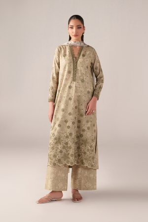 Iznik Embroidered Lawn Suits Unstitched 3 Piece IZ26FE SS-07 - Summer Collection