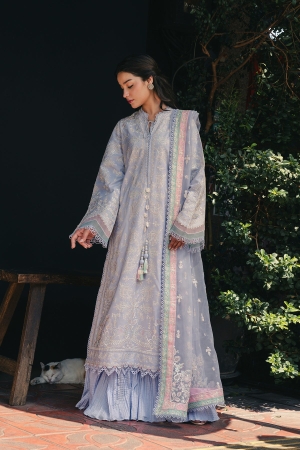 Mulaqat by Afrozeh Unstitched Embroidered Lawn 3 Piece Suit AF26UML SAYA FWU-0058 - Festive Collection