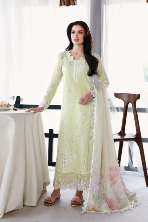 Azure Unstitched Embroidered Luxury Lawn 3 Piece Suit AZ26UAL 80 Garden Muse - Eid Collection