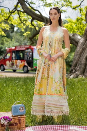 Sobia Nazir Embroidered Lawn Suit Unstitched 3 Piece SN26PL 7A – Summer Collection-