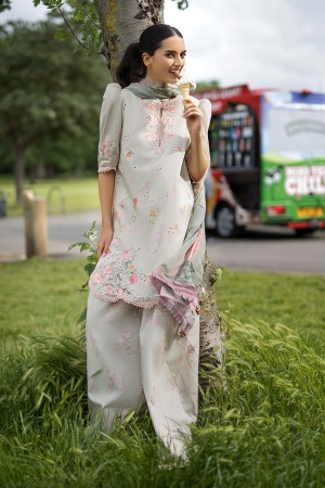 Sobia Nazir Embroidered Lawn Suit Unstitched 3 Piece SN26PL 6B – Summer Collection-