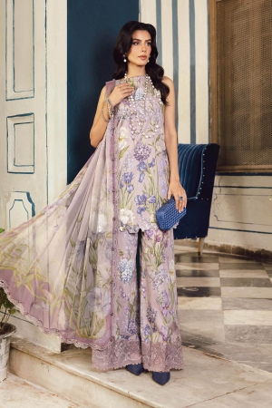 M Prints by Maria B Unstitched 3 Piece Suit MPT-2708-A - Eid Collection