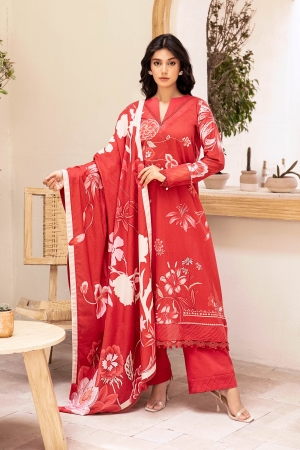Maria B - Elaheh MBasics Luxury Prints Unstitched 3 Piece Suit - MB-ELHV3-02