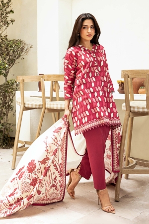Maria B - Elaheh MBasics Luxury Prints Unstitched 3 Piece Suit - MB-ELHV3-03