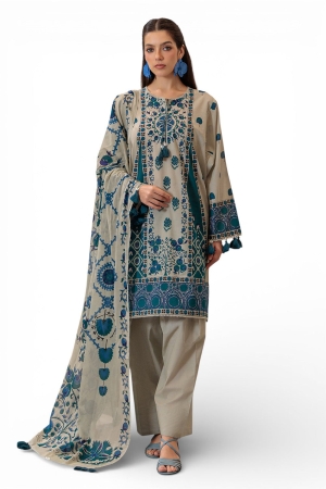 Gulahmed Luxury Prints 3pc Un-stitched Summer Collection'26 - CL-62135 A