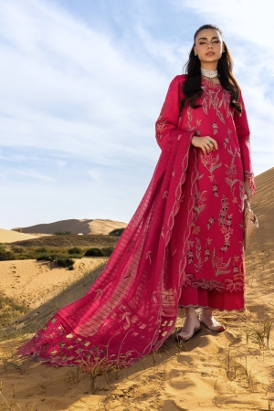 Rang Rasiya Unstitched Embroidered Luxury Lawn 3 Piece Suit RR26ULE SAFA - Eid Collection