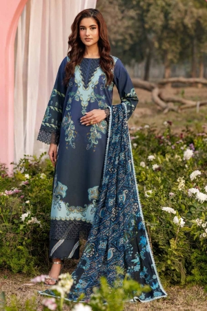Rang e Bahar by Charizma Unstitched Embroidered Lawn 3 Piece Suit CHR26URB CRB6-03 - Summer Collection