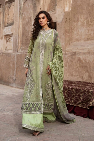 Vasal by Charizma Unstitched Embroidered Chiffon 3 Piece Suit CHR26UV VSL6-06 - Festive Collection