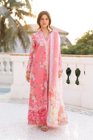 Summer Together by Afrozeh Unstitched Embroidered Lawn 3 Piece Suit AF26UST D-11 AMELUNE - Festive Collection