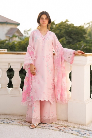Summer Together by Afrozeh Unstitched Embroidered Lawn 3 Piece Suit AF26UST D-1 AMOURA - Festive Collection