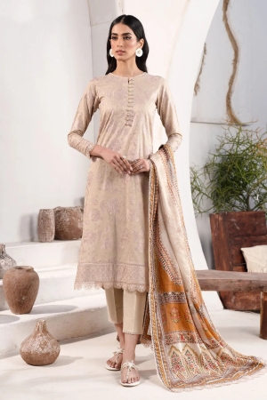 Zarif Embroidered Lawn Unstitched Suit 3 Piece ZF25E ZL 08 Divah - Eid Collection