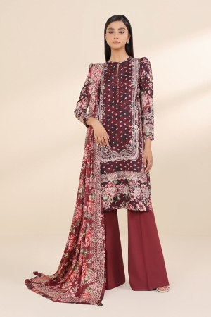 Sapphire Intermix 3 Pc Unstitched Viscose Exclusive Digital Prints Collection'26 - SLIM26-24V85