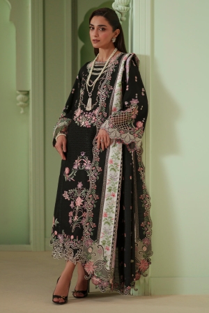 Mashriq by Bin Ilyas Unstitched Embroidered Lawn 3 Piece Suit BI26UML D112B - Festive Collection