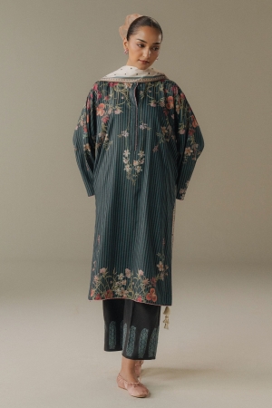 Coco by Zara Shahjahan Prints Unstitched Linen Suits 3 Piece CZS25PW Amber Days D-1B - Winter Collection