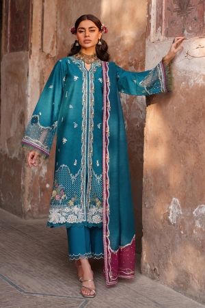 Suroor by Bin Ilyas RTW Embroidered Jacquard Lawn 3 Piece Suit BI26PSL 243B - Festive Collection