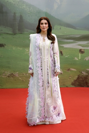 A-Lawn by Afrozeh Unstitched Embroidered Lawn 3 Piece Suit AF26UAL Miren FWU-0066-3PO - Eid Collection