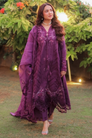 Summer Soiree by Zarposh Unstitched Embroidered Lawn 3 Piece Suit ZR26ULS Orien - Festive Collection