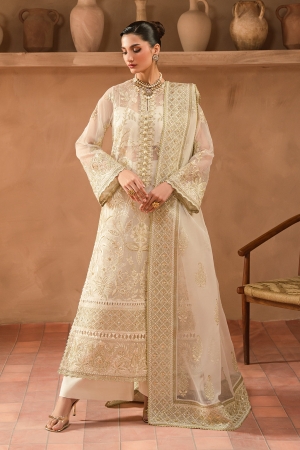 Panache by Ayzel Embroidered Organza Suit Unstitched 3 Piece AAF24PF D-09 Esfir - Formals Collection