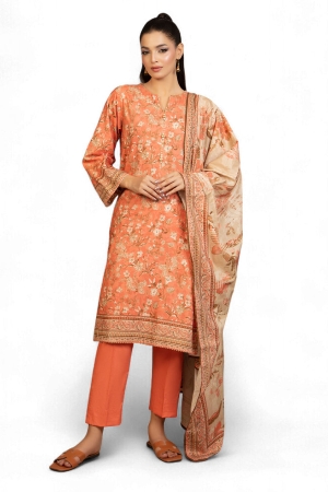 Gulahmed Luxury Linen Prints 3pc Un-stitched Winter Collection’26 – WNS-52027