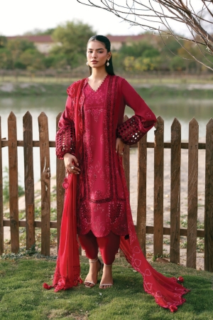 Summer Soiree by Zarposh Unstitched Embroidered Lawn 3 Piece Suit ZR26ULS Cynelle - Festive Collection