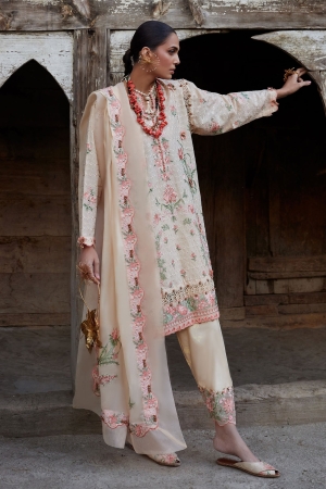 Kashmee Legacy by Elan Unstitched Embroidered Lawn 3 Piece Suit EL26ULKL Mehrvaan EL26-10A - Festive Collection