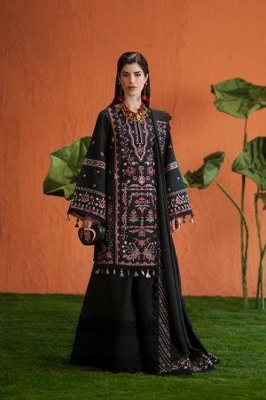 Blooming Flower by Zariya Unstitched Embroidered Lawn 3 Piece Suit ZRY26ULB ZARETA ZB-60109 - Festive Collection