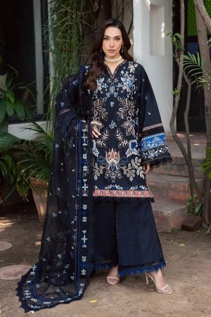 Celia by Zarposh Unstitched Embroidered Luxury Lawn 3 Piece Suit ZR26UCL ZELINE - Festive Collection