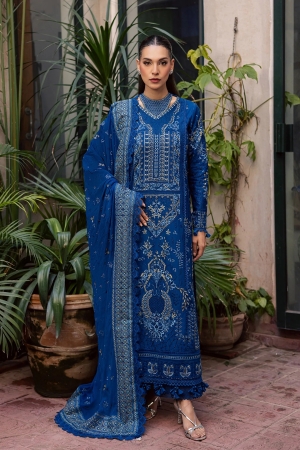 Celia by Zarposh Unstitched Embroidered Luxury Lawn 3 Piece Suit ZR26UCL NYSA - Festive Collection