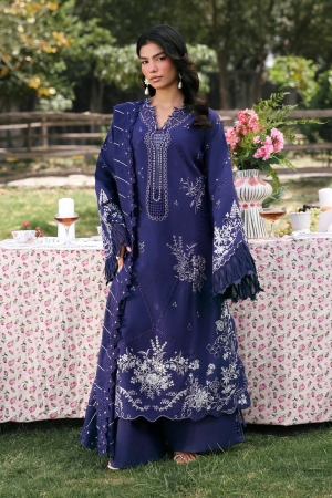 Summer Soiree by Zarposh Unstitched Embroidered Lawn 3 Piece Suit ZR26ULS Ivera - Festive Collection