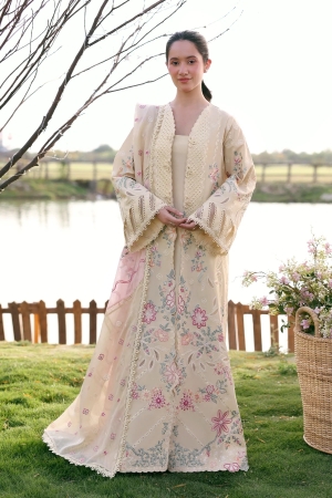 Summer Soiree by Zarposh Unstitched Embroidered Lawn 3 Piece Suit ZR26ULS Ismera - Festive Collection