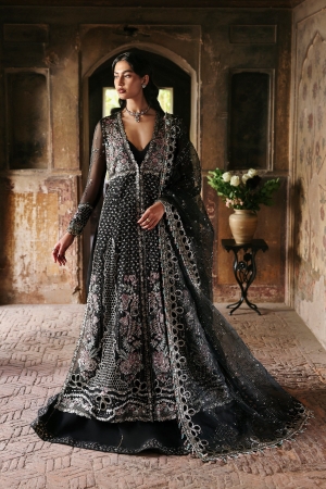 Kaashvi by Ayzel Unstitched Organza Embroidered Suits 3 Piece AAF25KW ARUSHІ AZW-25-V2-03 - Wedding Collection