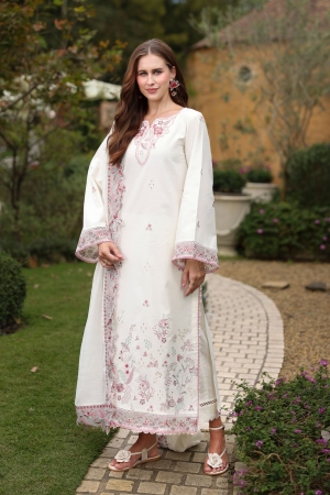 Raaya by Rang Rasiya Luxury Embroidered Lawn Suits Unstitched 3 Piece RY26CL RL#11 - EVLAYN - Summer Collection