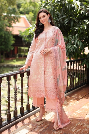 Rang Rasiya Meharma Unstitched Embroidered Lawn 3 Piece Suit RR26V8SMD04 Fareesia - Eid Collection