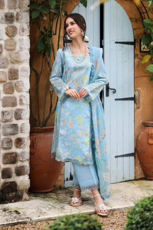 Rang Rasiya Lifestyle Lawn Unstitched Embroidered 3 Piece Suit RR25ULS GARDENIA - Summer Collection