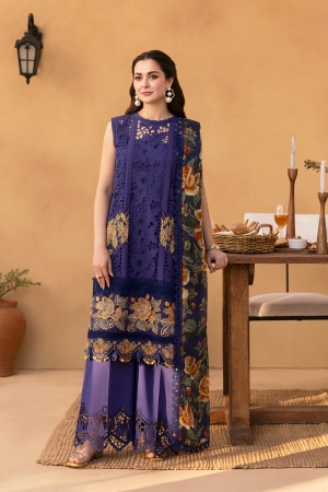 Saira Rizwan Embroidered Lawn Suits Unstitched 3 Piece SR25L SRL25-01 Aimee - Summer Collection