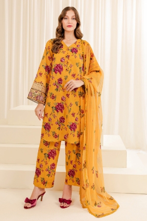 Farasha Embroidered Essentials Suits Unstitched 3 Piece - FPE-01 SUMMER SORBET - Exclusive Collection