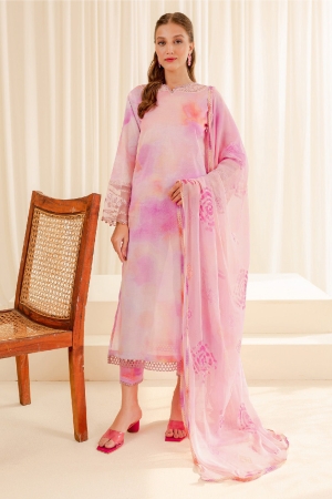 Farasha Embroidered Essentials Suits Unstitched 3 Piece - FPE-05 PEONY - Exclusive Collection