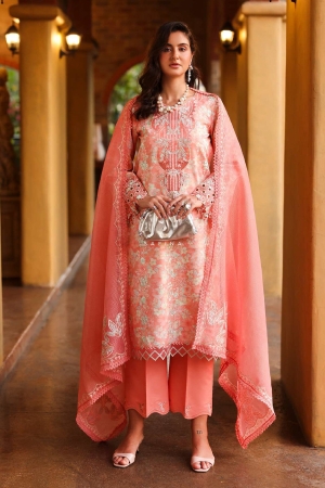 Florence by Rang Rasiya Unstitched Embroidered Lawn 3 Piece Suit RR26UFL Safina - Summer Collection