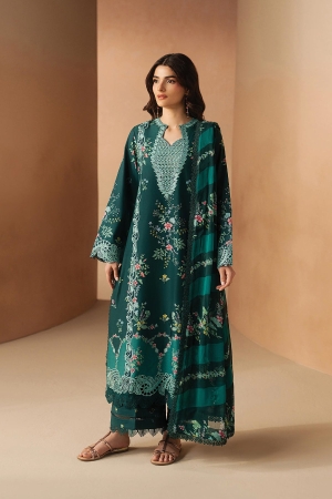 Haze A Prints by Afrozeh Unstitched Embroidered Lawn 3 Piece Suit AF26UAP Halo FWU-115 - Summer Collection