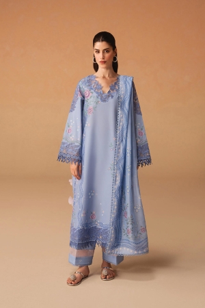 Haze A Prints by Afrozeh Unstitched Embroidered Lawn 3 Piece Suit AF26UAP Opaline FWU-112 - Summer Collection