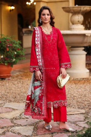 Florence by Rang Rasiya Unstitched Embroidered Lawn 3 Piece Suit RR26UFL Meharmah - Summer Collection