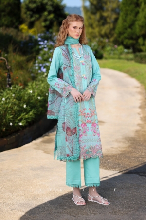 Rang Rasiya Lifestyle Lawn Unstitched Embroidered 3 Piece Suit RR25ULS ASTER - Summer Collection