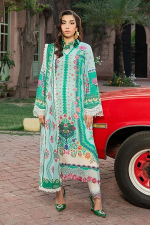 Cocktail by Sardinia Embroidered Lawn Suits Unstitched 3 Piece SRD25CPE 1008 Mojito - Summer Collection